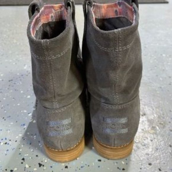 TOMS  Gray/Blue  Castlerock Suede Boots 7.5 - Picture 8 of 11